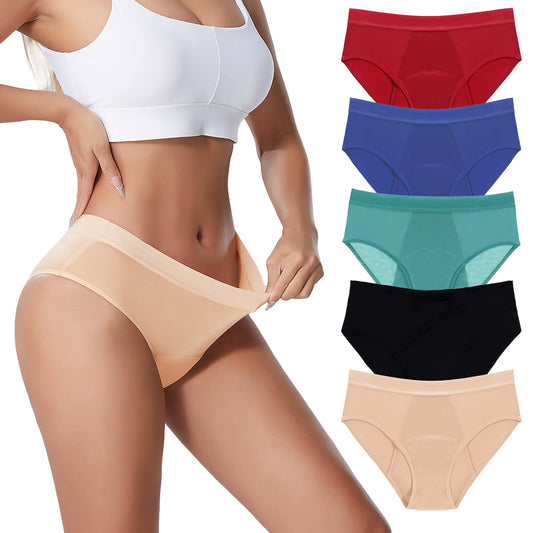 Classic Briefs Leak Proof Menstrual Panties Women Heavy Absorbency Four-Layer Leakproof Women Period Underwear Menstrual Panties