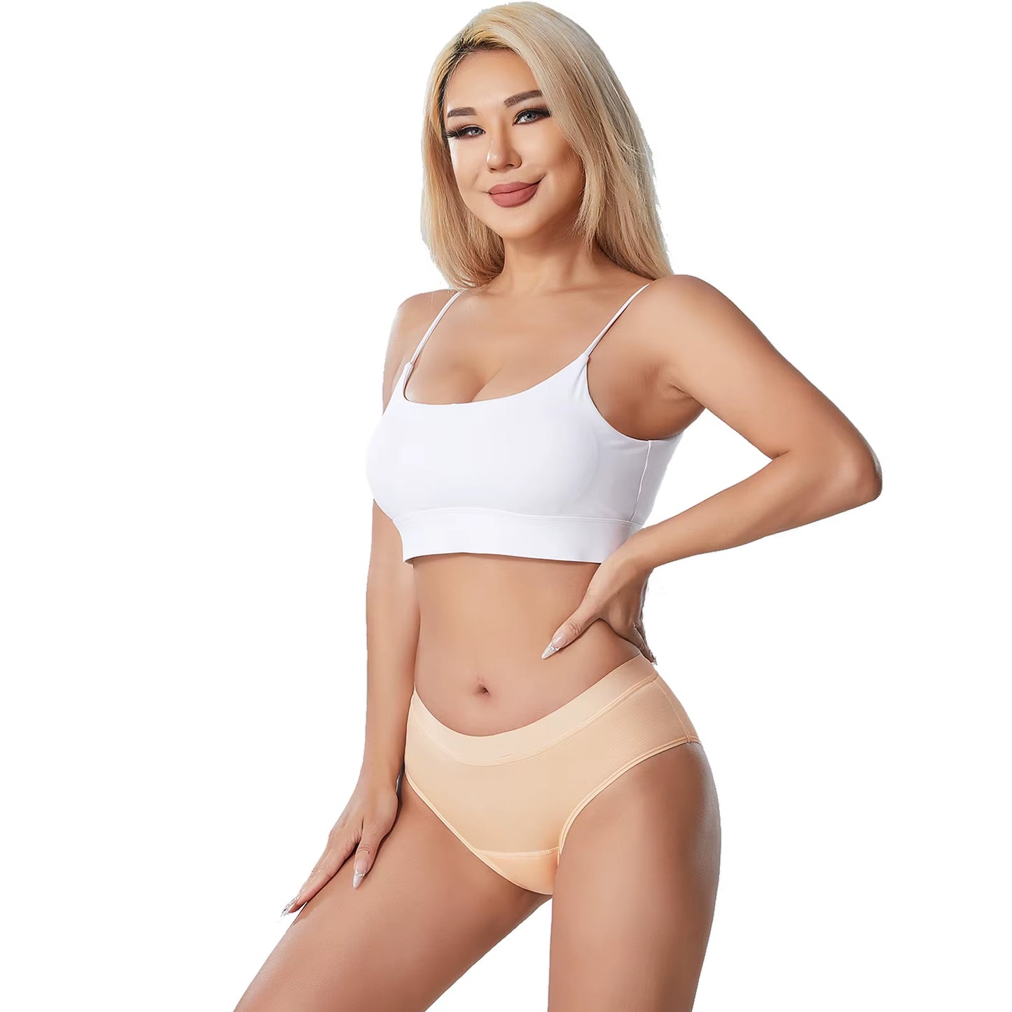 Classic Briefs Leak Proof Menstrual Panties Women Heavy Absorbency Four-Layer Leakproof Women Period Underwear Menstrual Panties